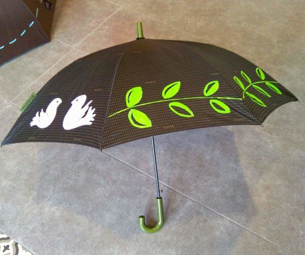 Paraguas pintado a mano
