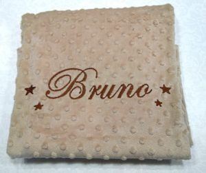 Manta de bebé bordadas estrellas