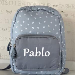 Mochila | 💙 Hojas azul