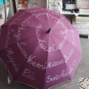 Paraguas para maestros y maestras Espiral