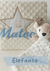 Canastilla Básica Sueño | Colección Elefante Azul 💙