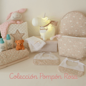 🌸 Canastilla Premium – Colección Pompón Rosa