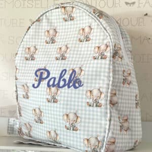 Mochila | 💙 Colección elefante azul