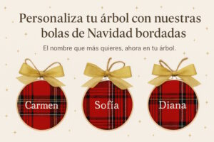 🎄 Descubre la Magia de Personalizar tu Árbol con Nuestras Bolas de Navidad Bordadas